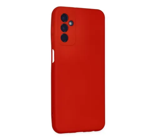 Samsung Galaxy M23 Kılıf Nano içi Kadife Silikon - Kırmızı
