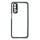Realme 7 Kılıf Miami Şeffaf Silikon - Lacivert