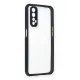 Realme 7 Kılıf Miami Şeffaf Silikon - Lacivert
