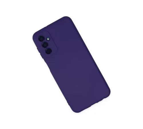 Samsung Galaxy M23 Kılıf Nano içi Kadife Silikon - Mor