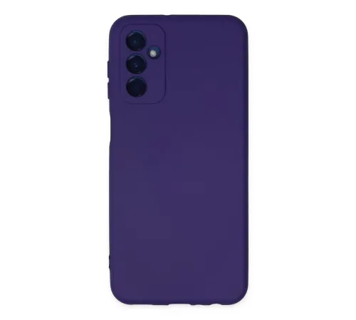 Samsung Galaxy M23 Kılıf Nano içi Kadife Silikon - Mor