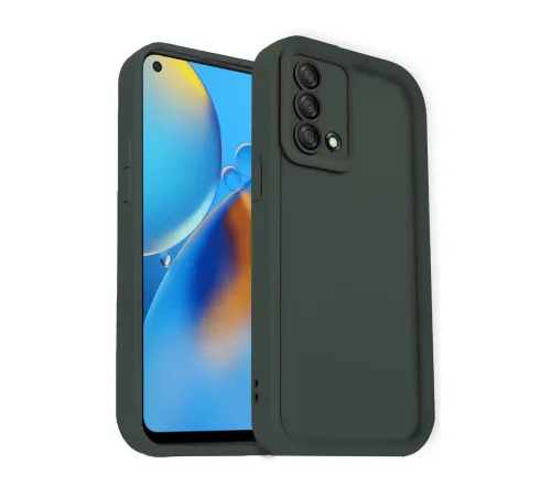 A74 4G Kılıf Viera Silikon - Koyu Yeşil