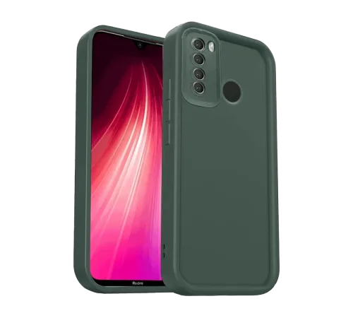 Xiaomi Redmi Note 8 Kılıf Viera Silikon - Koyu Yeşil