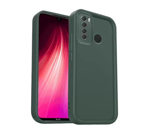 Xiaomi Redmi Note 8 Kılıf Viera Silikon - Koyu Yeşil