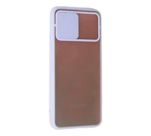 Samsung Galaxy A02S Kılıf Palm Buzlu Kamera Sürgülü Silikon - Lila