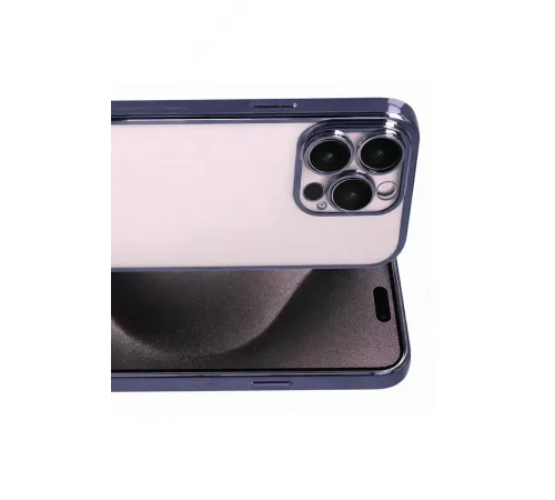 Apple iPhone 15 Pro Max Lensli Silikon - Lacivert