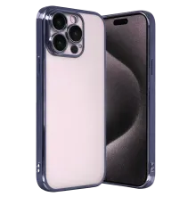 Apple iPhone 15 Pro Max Lensli Silikon - Lacivert