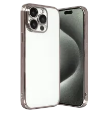 Apple iPhone 15 Pro Max Lensli Silikon - Titan Gri