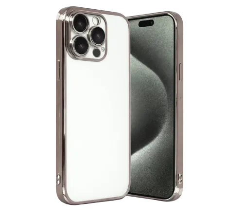 Apple iPhone 15 Pro Max Lensli Silikon - Titan Gri
