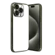 Apple iPhone 15 Pro Max Lensli Silikon - Yeşil