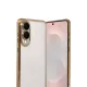Samsung Galaxy S25 Edge Lensli Silikon - Gold