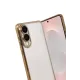 Samsung Galaxy S25 Edge Lensli Silikon - Gold