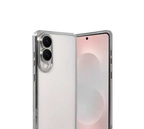 Samsung Galaxy S25 Edge Lensli Silikon - Gümüş