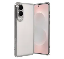 Samsung Galaxy S25 Edge Lensli Silikon - Gümüş