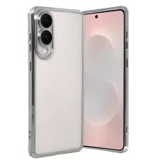 Samsung Galaxy S25 Edge Lensli Silikon - Gümüş
