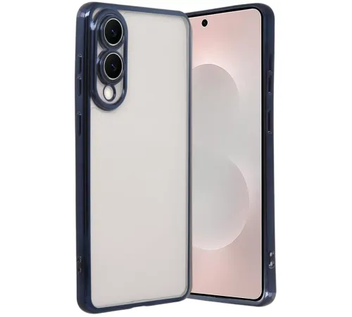 Samsung Galaxy S25 Edge Lensli Silikon - Lacivert