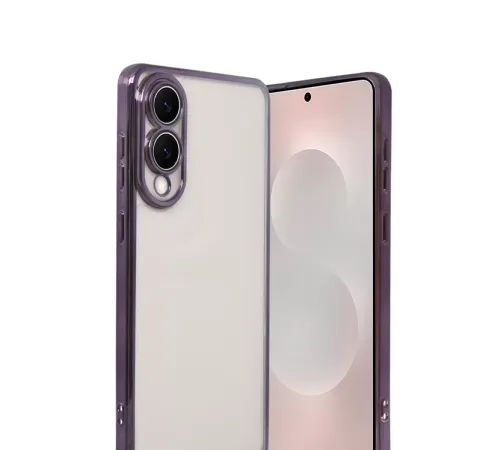 Samsung Galaxy S25 Edge Lensli Silikon - Mor
