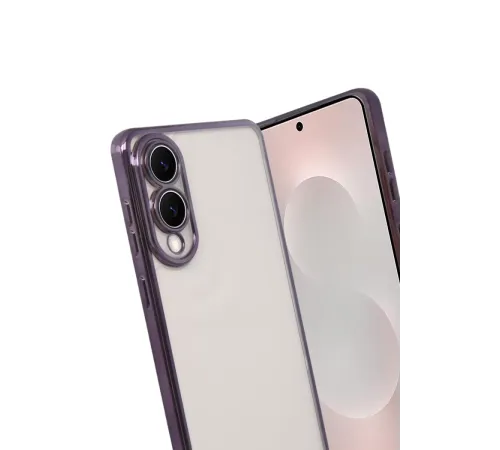 Samsung Galaxy S25 Edge Lensli Silikon - Mor