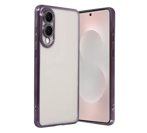 Samsung Galaxy S25 Edge Lensli Silikon - Mor