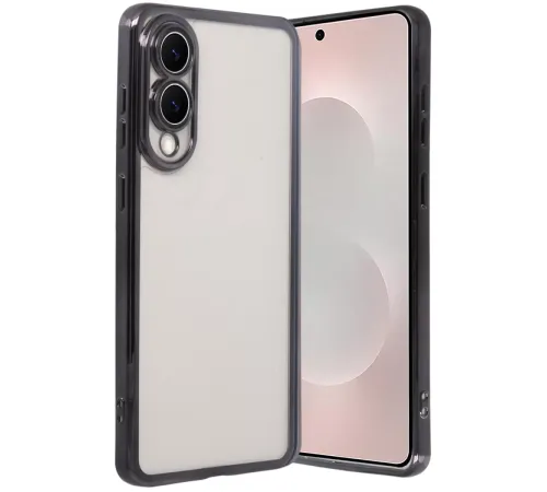 Samsung Galaxy S25 Edge Lensli Silikon - Siyah