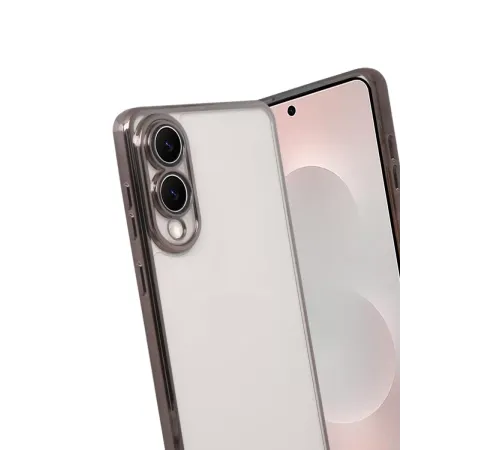 Samsung Galaxy S25 Edge Lensli Silikon - Titan Gri