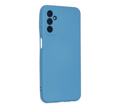 Samsung Galaxy M23 Kılıf Nano içi Kadife Silikon - Mavi