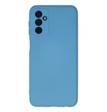 Samsung Galaxy M23 Kılıf Nano içi Kadife Silikon - Mavi