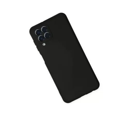Samsung Galaxy M33 Kılıf Nano içi Kadife Silikon - Siyah