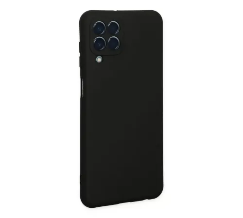 Samsung Galaxy M33 Kılıf Nano içi Kadife Silikon - Siyah