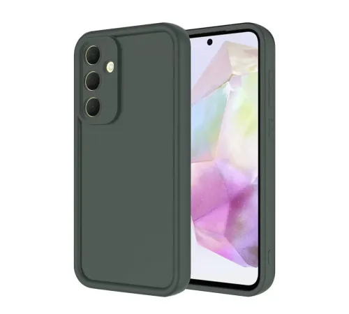 Samsung Galaxy A16 5G Kılıf Viera Silikon - Koyu Yeşil