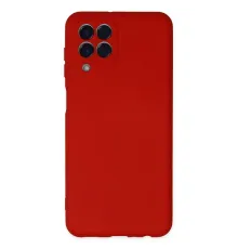Samsung Galaxy M33 Kılıf Nano içi Kadife Silikon - Kırmızı