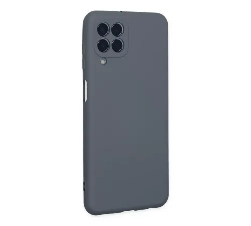 Samsung Galaxy M33 Kılıf Nano içi Kadife Silikon - Gri