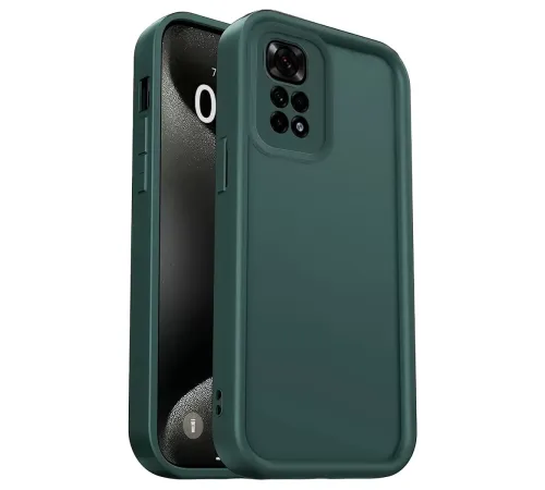 Xiaomi Redmi 10 2022 Kılıf Viera Silikon - Koyu Yeşil