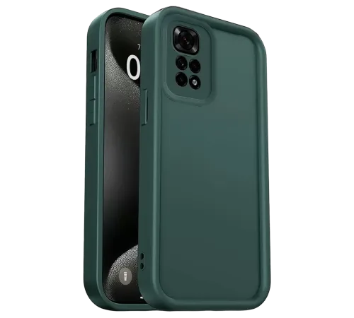 Xiaomi Redmi 10 2022 Kılıf Viera Silikon - Koyu Yeşil