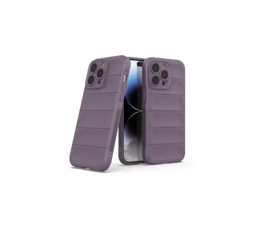 Apple iPhone 15 Pro Kılıf Optimum Silikon - Mor
