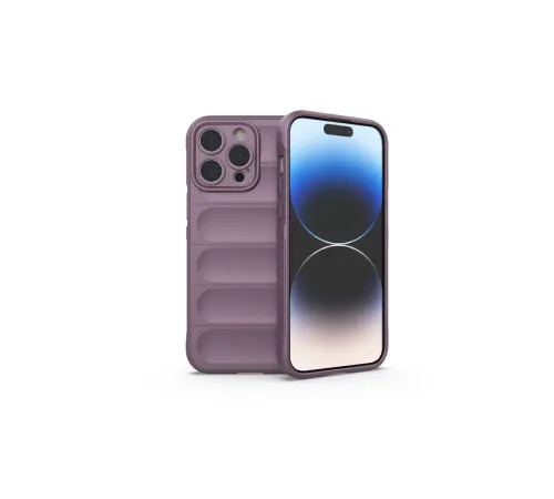 Apple iPhone 15 Pro Kılıf Optimum Silikon - Mor
