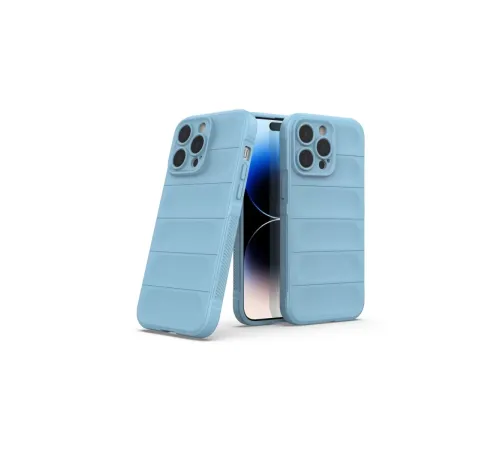 Apple iPhone 15 Pro Kılıf Optimum Silikon - Sky Blue