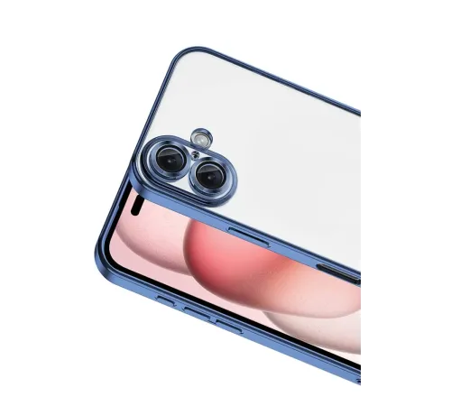 Apple iPhone 17 Lensli Silikon - Açık Mavi
