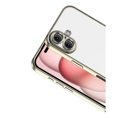 Apple iPhone 17 Lensli Silikon - Gold
