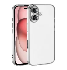 Apple iPhone 17 Lensli Silikon - Gümüş