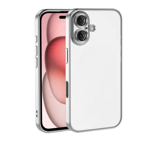 Apple iPhone 17 Lensli Silikon - Gümüş