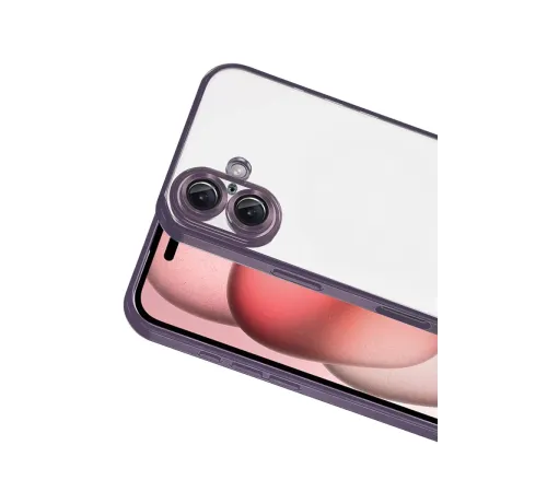 Apple iPhone 17 Lensli Silikon - Mor