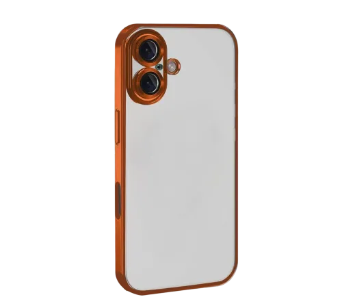 Apple iPhone 17 Lensli Silikon - Turuncu