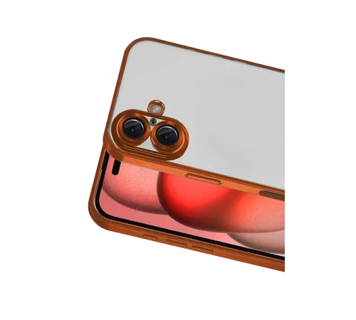 Apple iPhone 17 Lensli Silikon - Turuncu