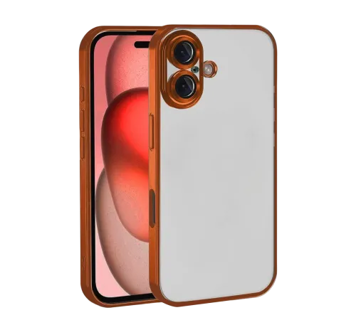 Apple iPhone 17 Lensli Silikon - Turuncu