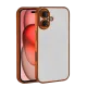 Apple iPhone 17 Lensli Silikon - Turuncu
