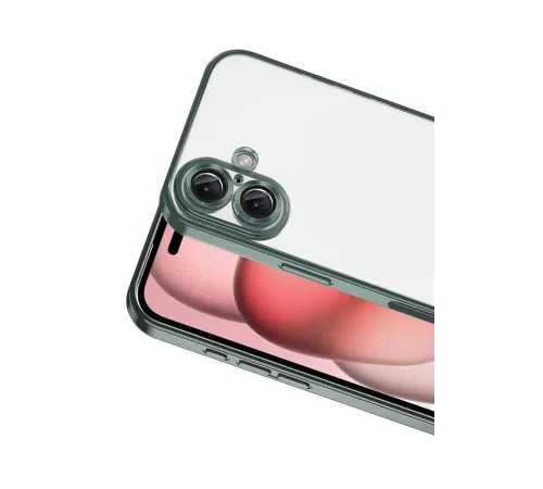 Apple iPhone 17 Lensli Silikon - Yeşil