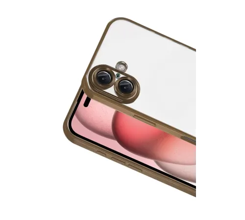 Apple iPhone 17 Lensli Silikon - Çöl Titanyum