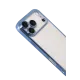 Apple iPhone 17 Pro Lensli Silikon - Açık Mavi