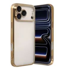 Apple iPhone 17 Pro Lensli Silikon - Gold